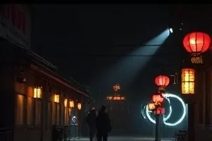 剧集《白噪音档案》剧照，录音室里的旧磁带架