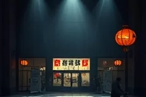 短剧《十平米车站》剧照，清晨候车亭与座椅
