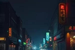 短剧《楼道声控灯》剧照，昏暗楼道与感应灯